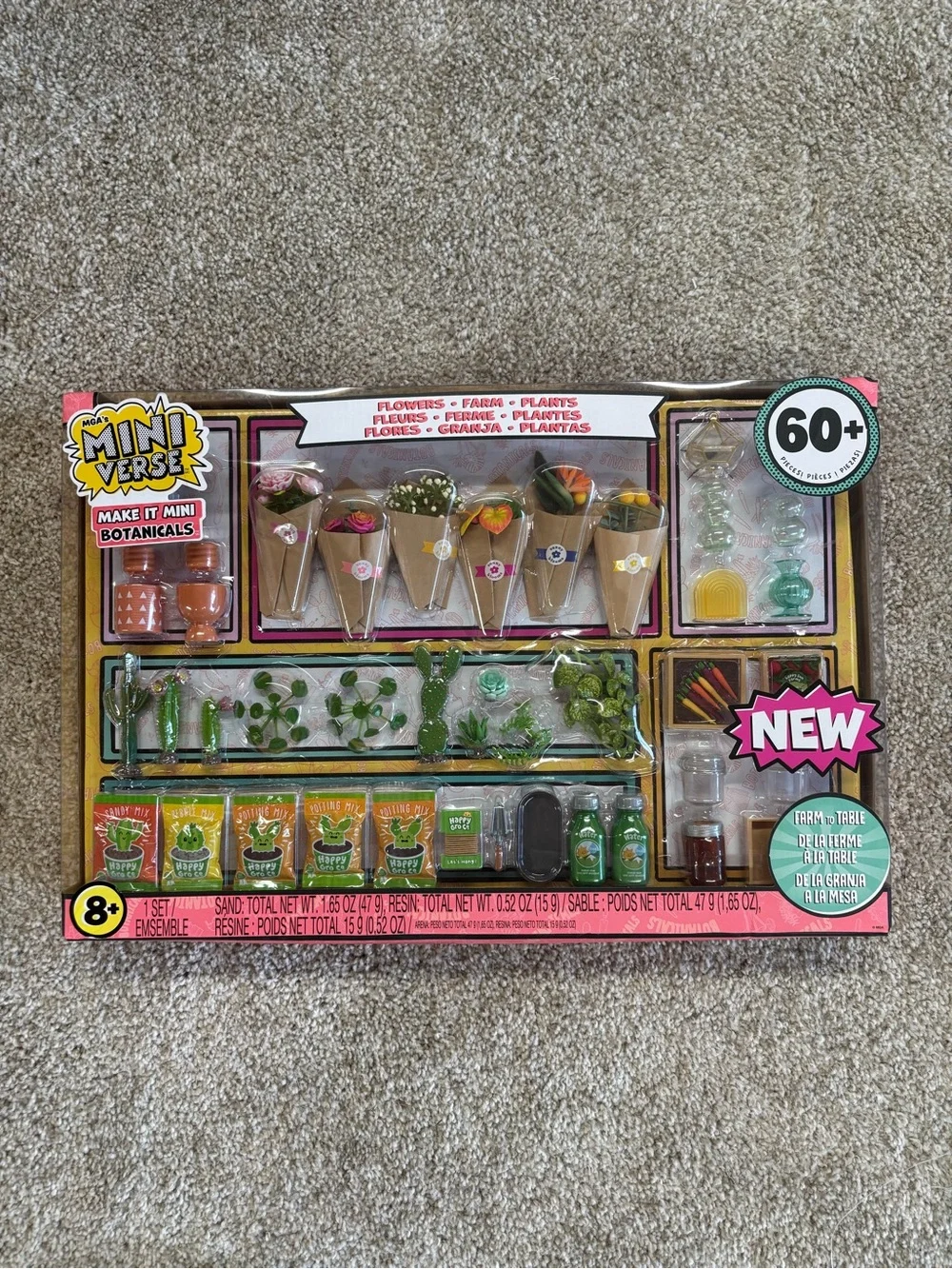 Mini Verse Make It Mini Botanicals Flower & Plant Building Set - Green